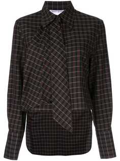 Bianca Spender рубашка в клетку