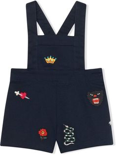Gucci Kids комбинезон с вышивкой