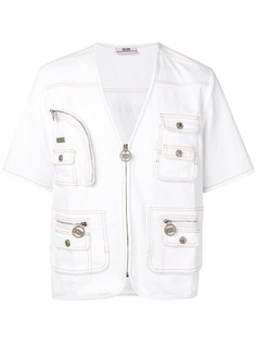 Gcds джинсовый жилет с короткими рукавами