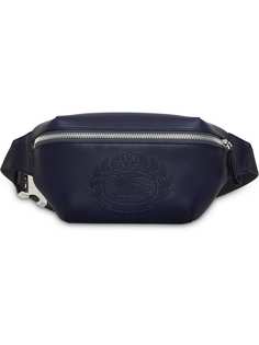 Burberry Medium Embossed Crest Leather Bum Bag