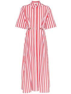 Evi Grintela Patty stripe print cotton shirt dress
