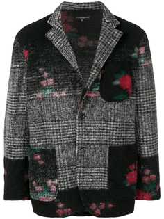 Engineered Garments трикотажный блейзер в стилистике пэчворк