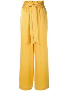 Asceno satin palazzo pants