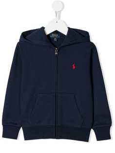 Ralph Lauren Kids толстовка на молнии с капюшоном