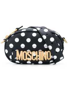 Moschino logo polka-dot belt bag