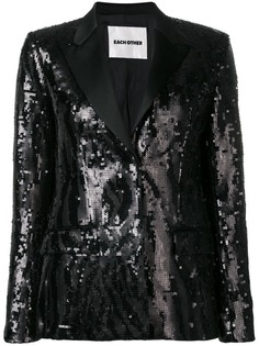 Each X Other пиджак-смокинг с пайетками