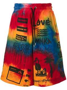Mauna Kea long tie-dye bermuda shorts