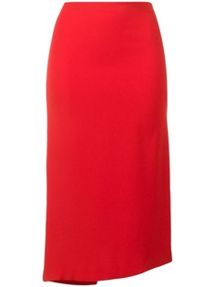 Poiret асимметричное платье миди