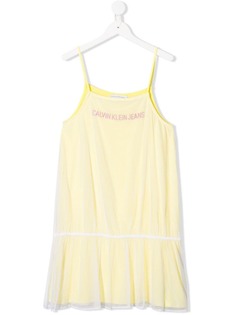 Calvin Klein Kids платье с принтом логотипа
