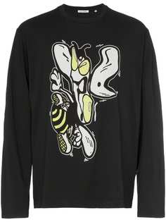 Our Legacy wasp print long sleeved cotton T-shirt