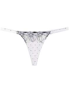 Fleur Of England flower polka dot thong