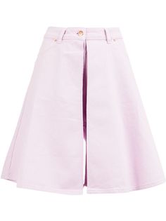 Aalto flared denim shorts