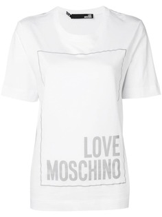 Love Moschino logo print T-shirt