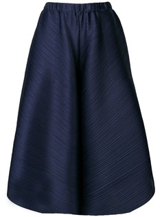 Pleats Please By Issey Miyake wide-leg pleated trousers