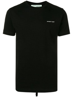 Off-White футболка кроя слим с логотипом