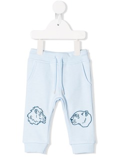 Kenzo Kids logo embroidered track pants