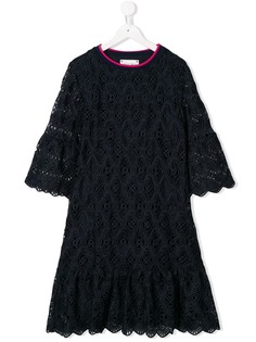 Alberta Ferretti Kids macramé-lace dress