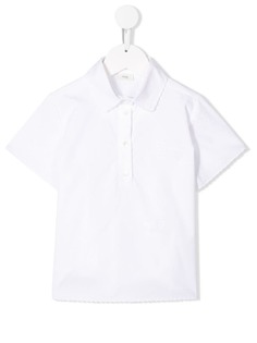 Fendi Kids рубашка-поло с вышитым логотипом