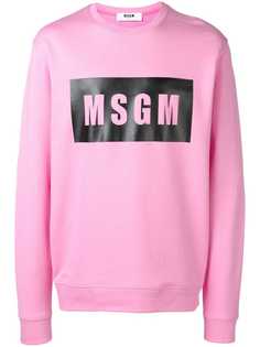 MSGM классический свитер с логотипом