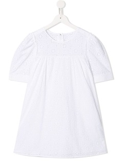 Chloé Kids туника с вышивкой ришелье