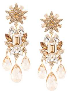 Dolce & Gabbana серьги в форме звезд с каплевидными подвесками