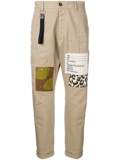 Dsquared2 чиносы с нашивками