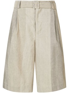 Maison Flaneur belted shorts