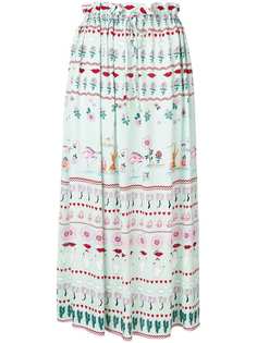 Vivetta юбка с завышенной талией со сборкой