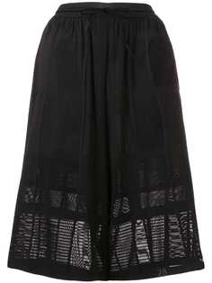 Y-3 шорты до колена с завышенной талией