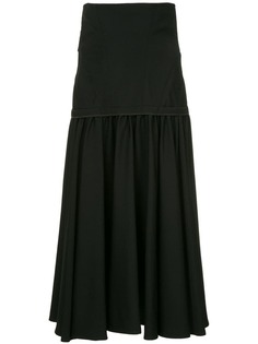 Yohji Yamamoto плиссированная юбка с завышенной талией