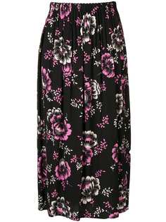 McQ Alexander McQueen юбка с цветочным принтом