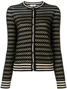 Fendi кардиган ажурной вязки