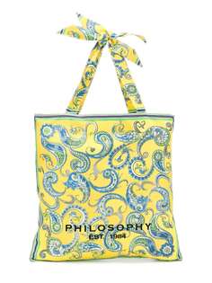 Philosophy Di Lorenzo Serafini Kids сумка-тоут с принтом пейсли