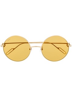 Cartier солнцезащитные очки в круглой оправе