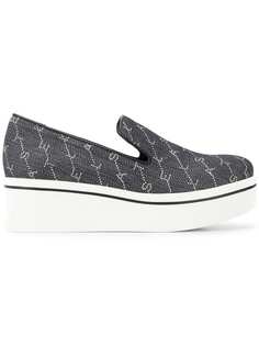 Stella McCartney monogram platform loafers