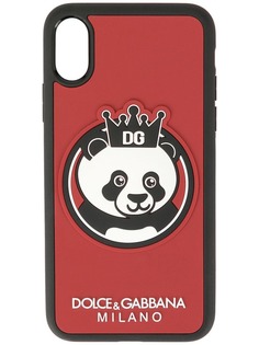 Dolce & Gabbana чехол DG King Panda для iPhone X