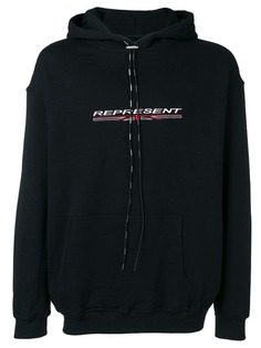 Represent толстовка с капюшоном и принтом логотипа