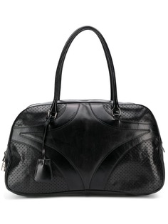 Prada Vintage сумка закругленной формы с перфорацией 2000-х годов