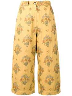 Seen Users embroidered jacquard trousers