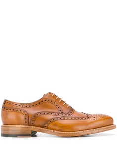 Berwick Shoes perforated detail oxford shoes