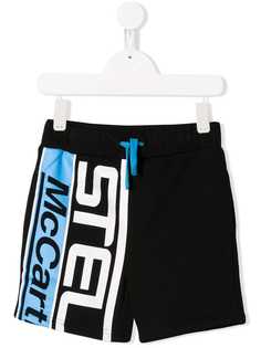 Stella Mccartney Kids шорты с принтом логотипа Stella