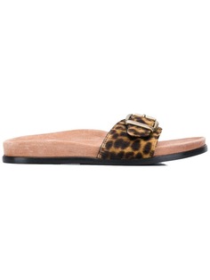 Avec Modération Kitzbuhel cheetah print sandals