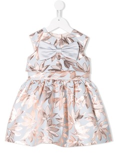 Hucklebones London bow floral embroidered dress