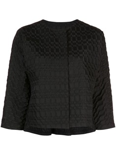 Josie Natori jacquard short topper
