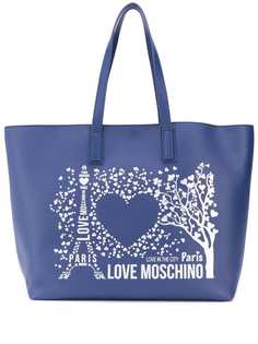 Love Moschino printed shopper tote