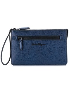 Salvatore Ferragamo textured clutch