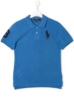 Ralph Lauren Kids embroidered logo polo T-shirt