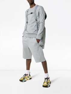 Y-3 knee-length cotton track shorts