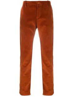 YMC ribbed straight leg trousers