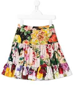 Dolce & Gabbana Kids floral pattern skirt